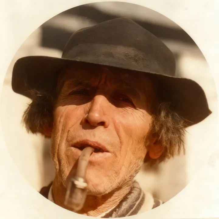 The portrait restored in Ultra HD and colorized
